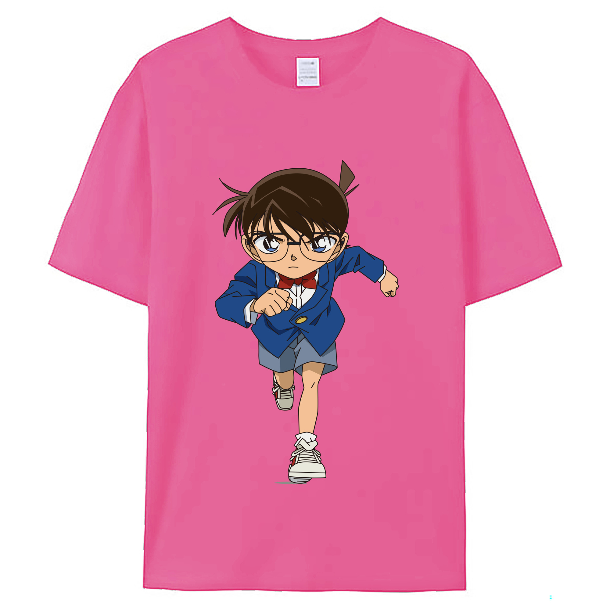 （画像用） 名探偵コナン 江戸川 コナン Detective Conan Conan Edogawa レディースカジュアルプリントTシャツ（綿100％）